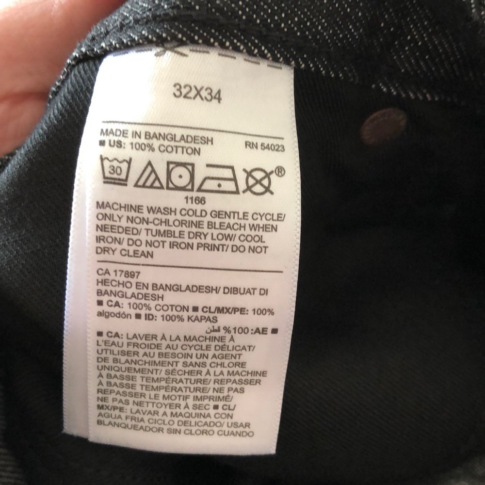 New Men's Old Navy Black Regular Jeans - Picture 6 of 6